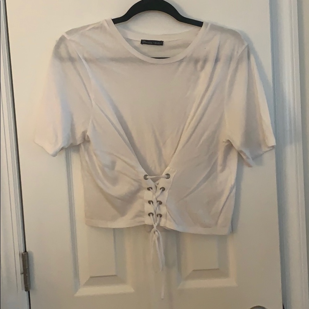 Corset bottom tee